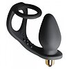 Anal Plug Vibrator cu Inel Ro-Zen Negru