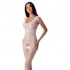 Catsuit Passion BS098 Alb S-L