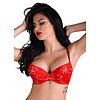 Sutien Daring Intimates Demi Floral Lace Rosu M