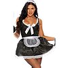 Costum Forplay Domesticated Delight French Maid Negru M-L