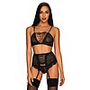 Set Obsessive Basitta Negru S-M