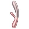 Vibrator Rabbit Hot Lover Heat Silicon 19.9cm Roz