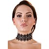 Zgarda Choker Rhinestones Negru