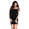 Rochie Chilirose CR3608 Negru S-M