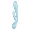 Triple Oh Satisfyer 3 Motoare 12+12 Moduri Reîncărcabil Albastru