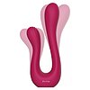 Sync Sensation – Vibrator Dublu, 2 Motoare, 7 Moduri Roz
