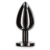 Anal Plug With Diamond Jewel L Negru