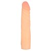 Dildo Realistic White Flexible Spine Natural