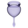 Satisfyer Feel Good Menstrual Cup Set Lila