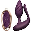 Vibrator Dublu Cocktail Couples Toy Burgundy Mov