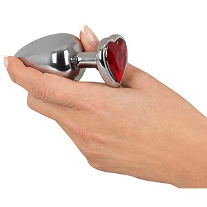 Diamond Anal Plug Large Argintiu Thumb 1