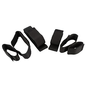 Set 4 Piese Bad Kitty Arm And Leg Restraints Negru Thumb 1