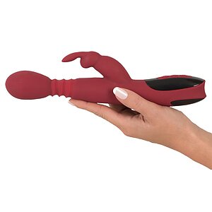 Vibrator Cu încălzire You2Toys Rabbit Roșu Thumb 1