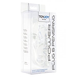Power Plug Și Penisring Transparent Thumb 1