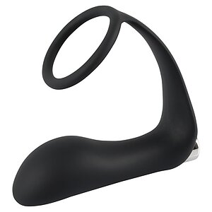 Vibrator Anal Cu Inel Black Velvets Negru Thumb 1