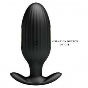Pretty Love Jefferson — Dop Anal 12 Vibrații + 3 Electro Negru Thumb 10