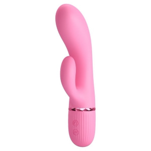 Pretty Love Marski Pink - Vibrator Rabbit 10 Funcții, USB Roz Thumb 2