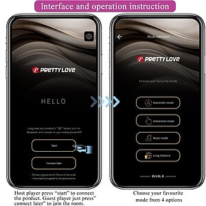 Pretty Love Dora Vibrator Cuplu 12 Moduri Mov Thumb 18