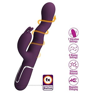 Pretty Love Laursen II - 7+4 Moduri, Reîncărcabil Mov Thumb 3