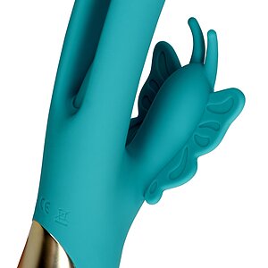 Flapping Butterfly Vibrator Punctul G Albastru Thumb 6