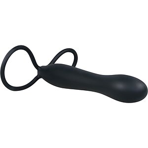 Dildo Anal Special Silicone Negru Thumb 1