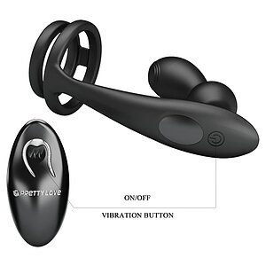 Pretty Love Marshall Inel Vibrant 12 Moduri Reîncărcabil Negru Thumb 3