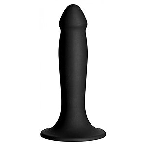 Strap-on Smooth Vibrating Pleasure Set Negru Thumb 2
