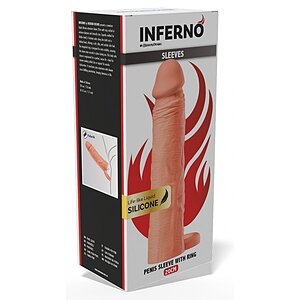 Manșon Hidden Desire 20cm cu Inel Stabil Thumb 6