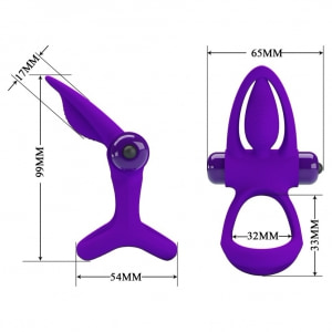 Pretty Love Inel Vibrator Vibration, 10 Moduri, Mov Thumb 4