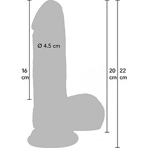 Dildo Realist Din Silicon Lichid Hidden Desire 20cm Thumb 7
