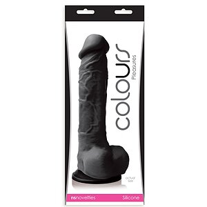 Dildo NS Novelties 22cm Negru Thumb 1