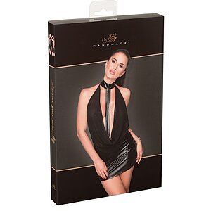 Rochie Noir Handmade Leia Negru S Thumb 3