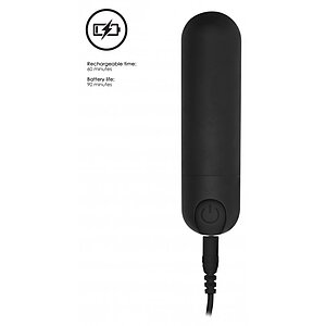 Vibrator 7 Speed Rechargeable Negru Thumb 2