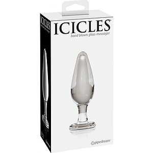 Anal Plug de Sticlă Icicles 26 Transparent Thumb 2