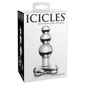 Anal Plug Din Sticlă Icicles No 47 Transparent Thumb 2