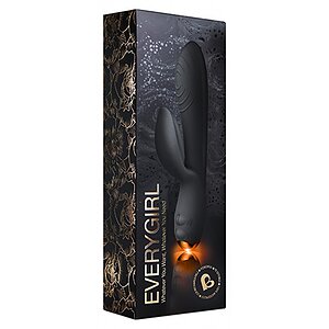 Vibrator Rabbit Every Girl Rocks Negru Thumb 2