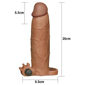 Pleasure X-Tender Extensie Penis +7,6 cm Vibrant Lovetoy Thumb 3