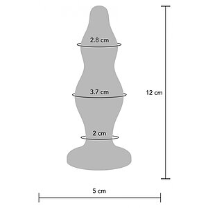 Dop Anal The Striker Albastru Thumb 2