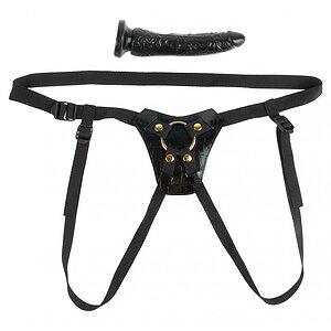 Designer Strap-On Pipedream Negru Thumb 1