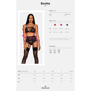 Set Obsessive Basitta Negru S-M Thumb 4