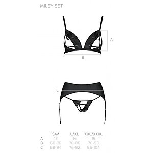 Set Passion Miley Negru L-XL Thumb 4
