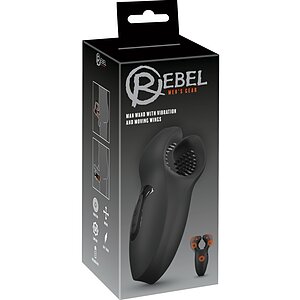 Rebel Man Wand 3 Motoare, 10x10 Moduri, Reîncărcabil Negru Thumb 7