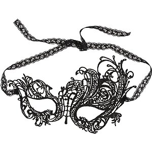 Mască Cottelli Collection Sensual Negru Thumb 2