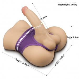 Lovetoy Streetgirls #15 — Dildo Flexibil, Tunel Texturat Thumb 1