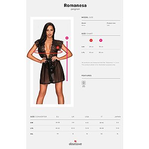 Halat Obsessive Romanesa Negru L-XL Thumb 4