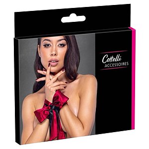 Eșarfă Bondage Satin Reversibilă 150x6 cm Roșu Thumb 6