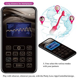 Pretty Love Egg Poulsen 12 Moduri, Reîncărcabil Roșu Thumb 35