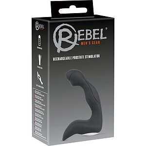 Stimulator Prostată Reîncărcabil Rebel Negru Thumb 7