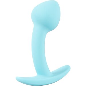 cuties Plug Albastru — Mini Plug silicon 7.1 cm Discret Thumb 2