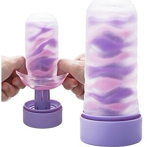 TENGA ARTE Drape - Masturbator Reutilizabil Compact 13,5 cm Transparent Thumb 6